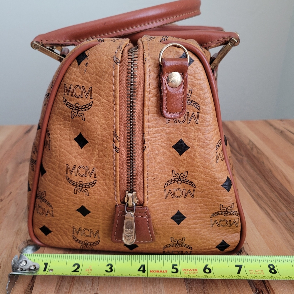 Vintage MCM Visetos Boston Bag - Picture 9 of 13